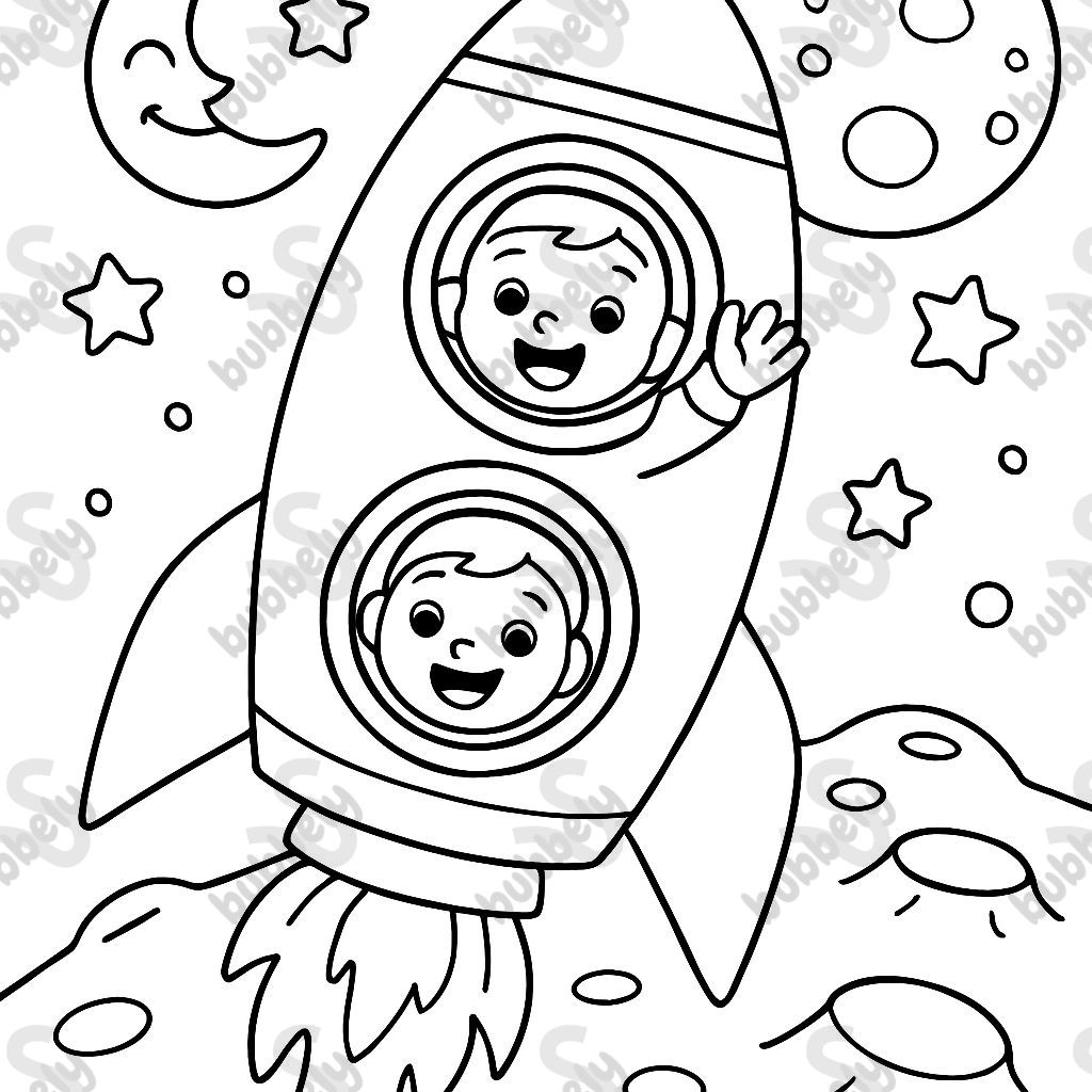 a moon rocket a moon rocket