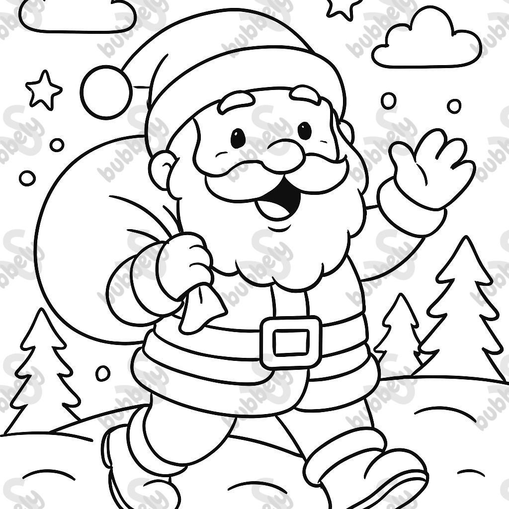 Fröhlicher Weihnachtsmann Fröhlicher Weihnachtsmann