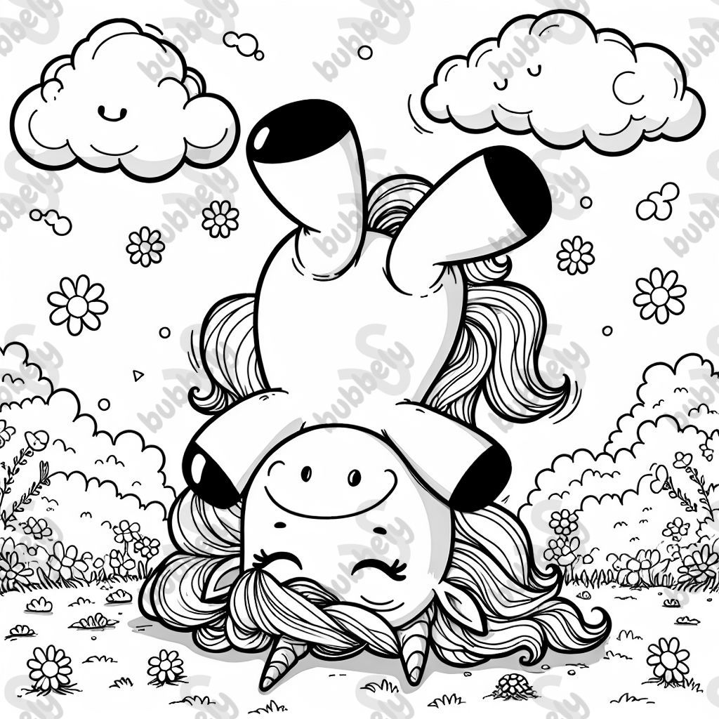 Licorne à l'envers Licorne à l'envers