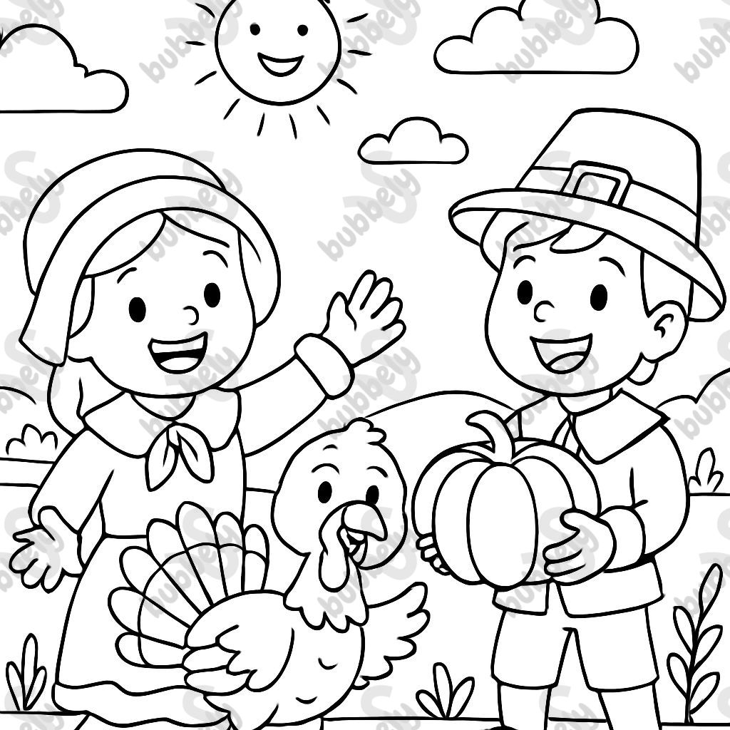 Page de coloriage chrétienne sur le thème de Thanksgiving Page de coloriage chrétienne sur le thème de Thanksgiving