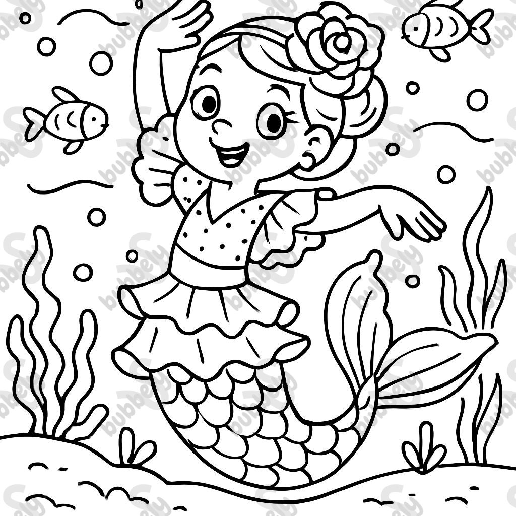 Flamenco Meerjungfrau Flamenco Meerjungfrau