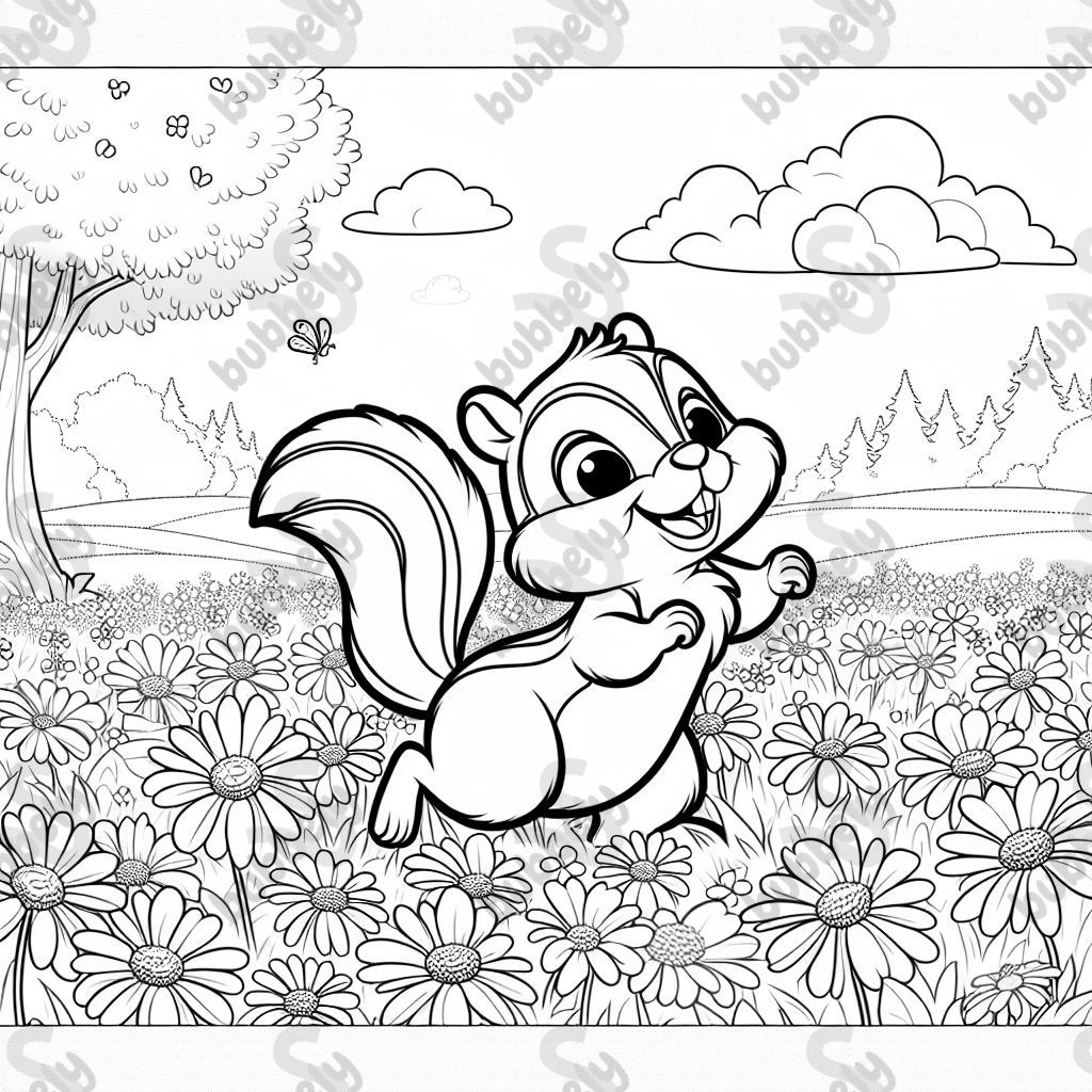 a chipmunk in a field of flowers a chipmunk in a field of flowers