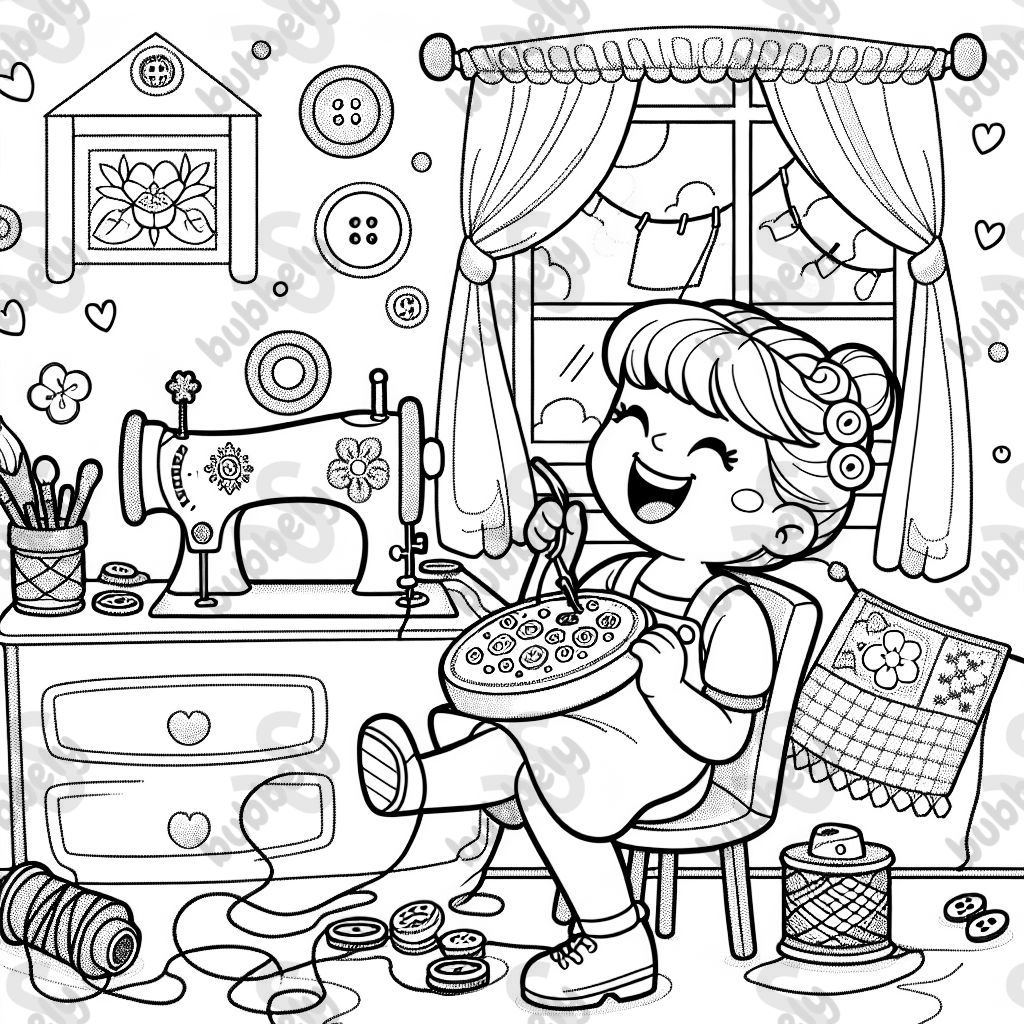 Fête des Mères Kati au Travail dans la Broderie Fête des Mères Kati au Travail dans la Broderie