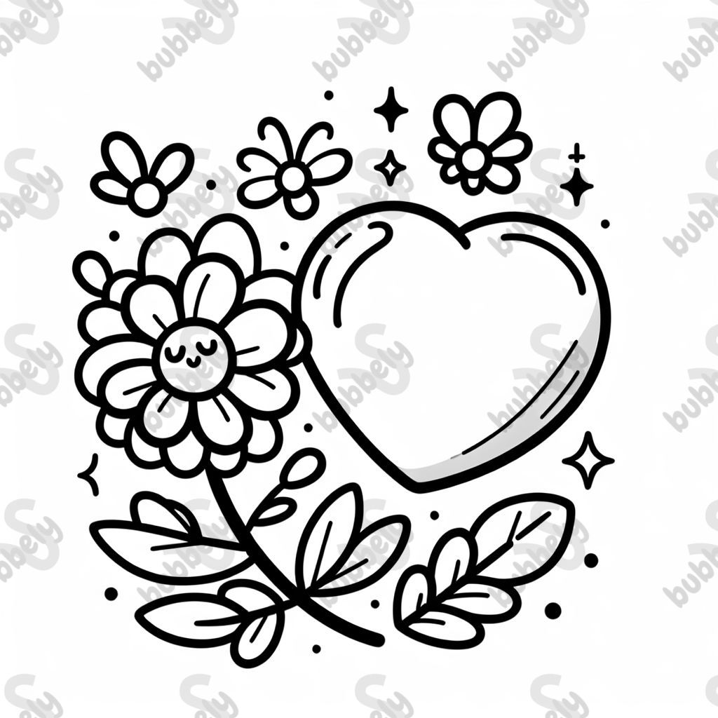 a flower heart a flower heart