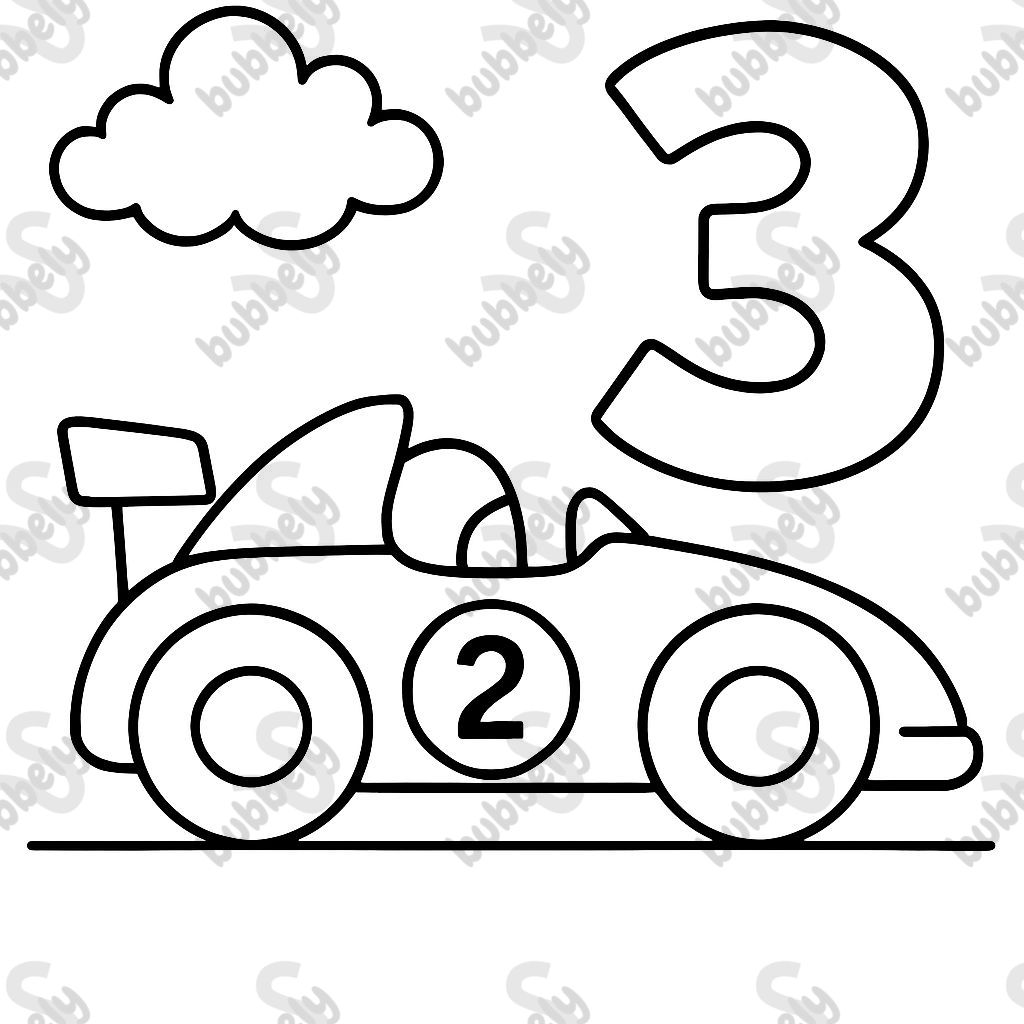 racecar with number 2 birthday racecar with number 2 birthday