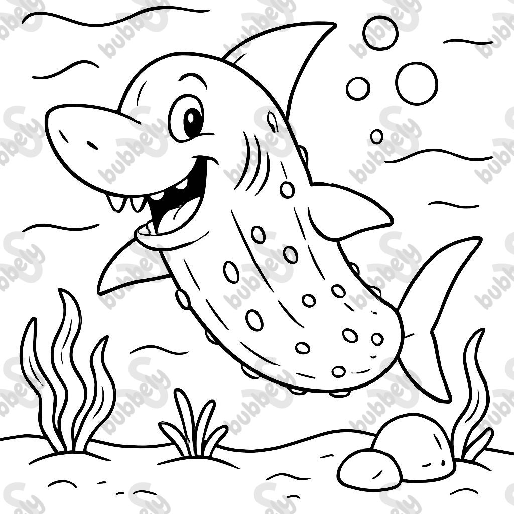 A shark with a pickle body A shark with a pickle body