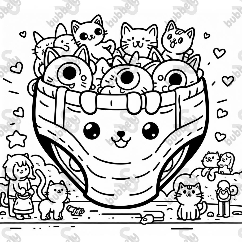 Oh Mann, meine Windel ist voll mit zweiköpfigen Katzen! Oh Mann, meine Windel ist voll mit zweiköpfigen Katzen!