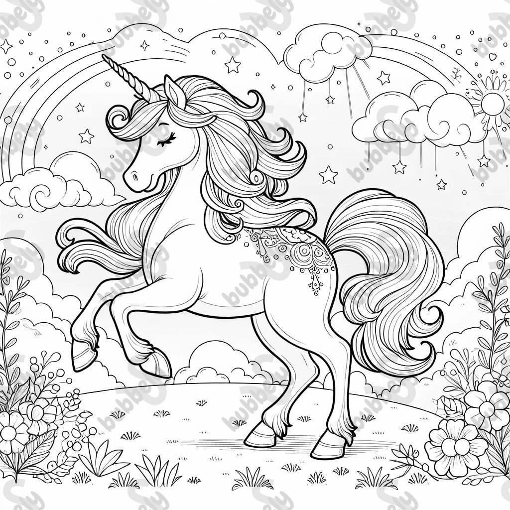 Schöner Einhorn Schöner Einhorn