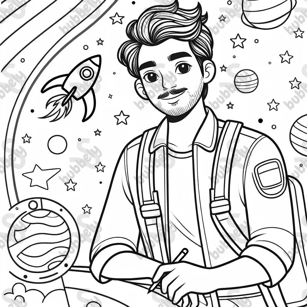 un hombre en el espacio un hombre en el espacio