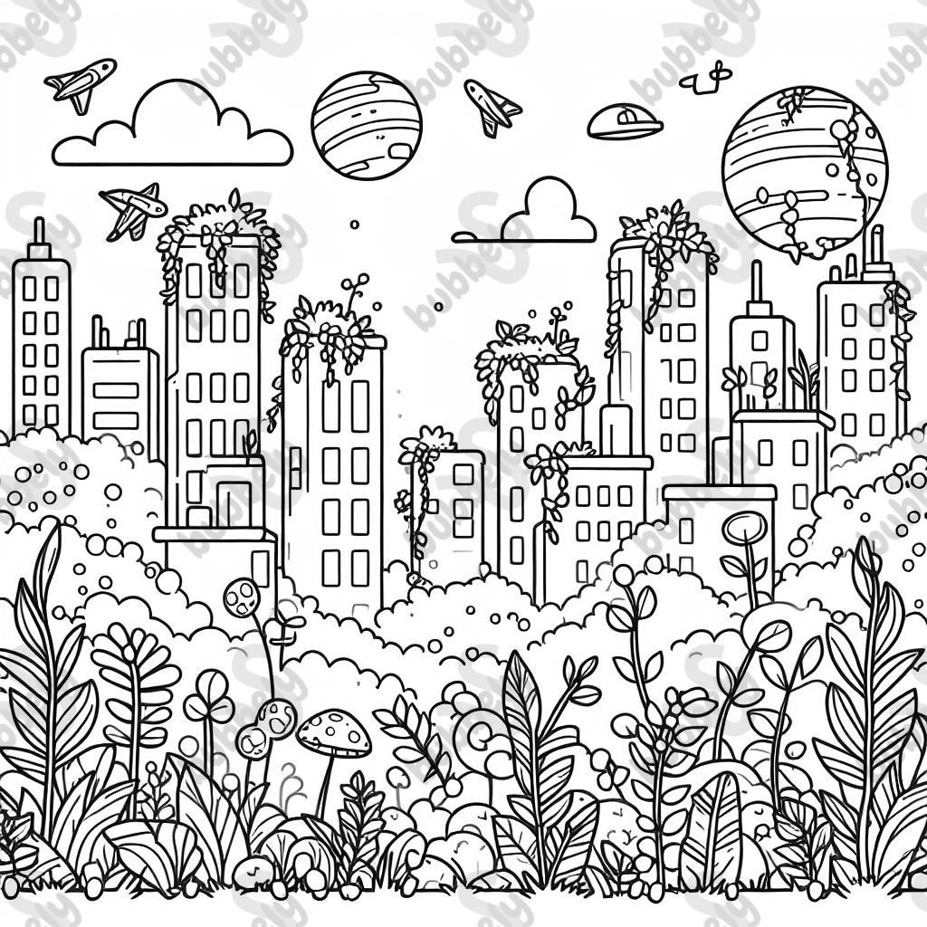 une ville pleine de plantes envahissantes une ville pleine de plantes envahissantes