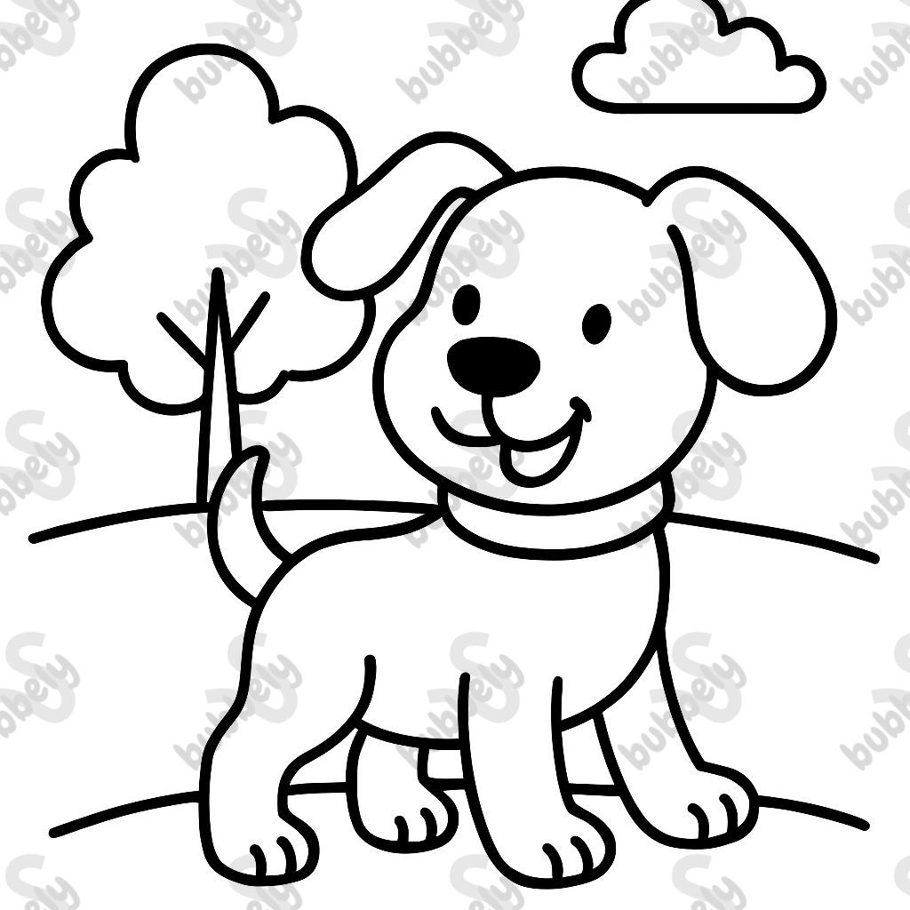 un perro en un parque un perro en un parque