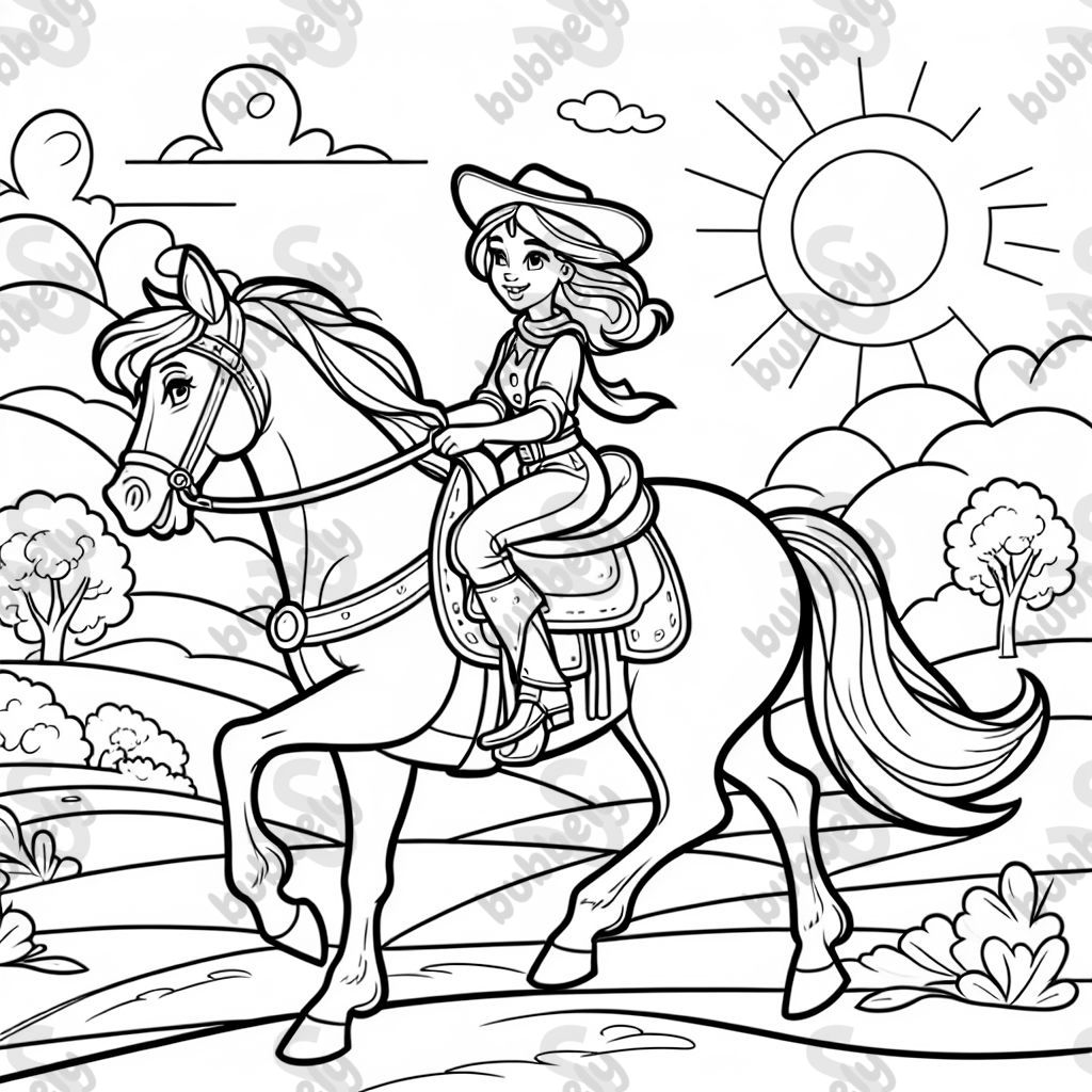 Jinete en una excursión Jinete en una excursión