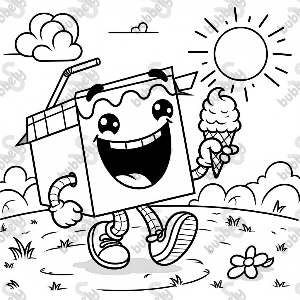 Jack en la caja comiendo un raspado. Jack en la caja comiendo un raspado.