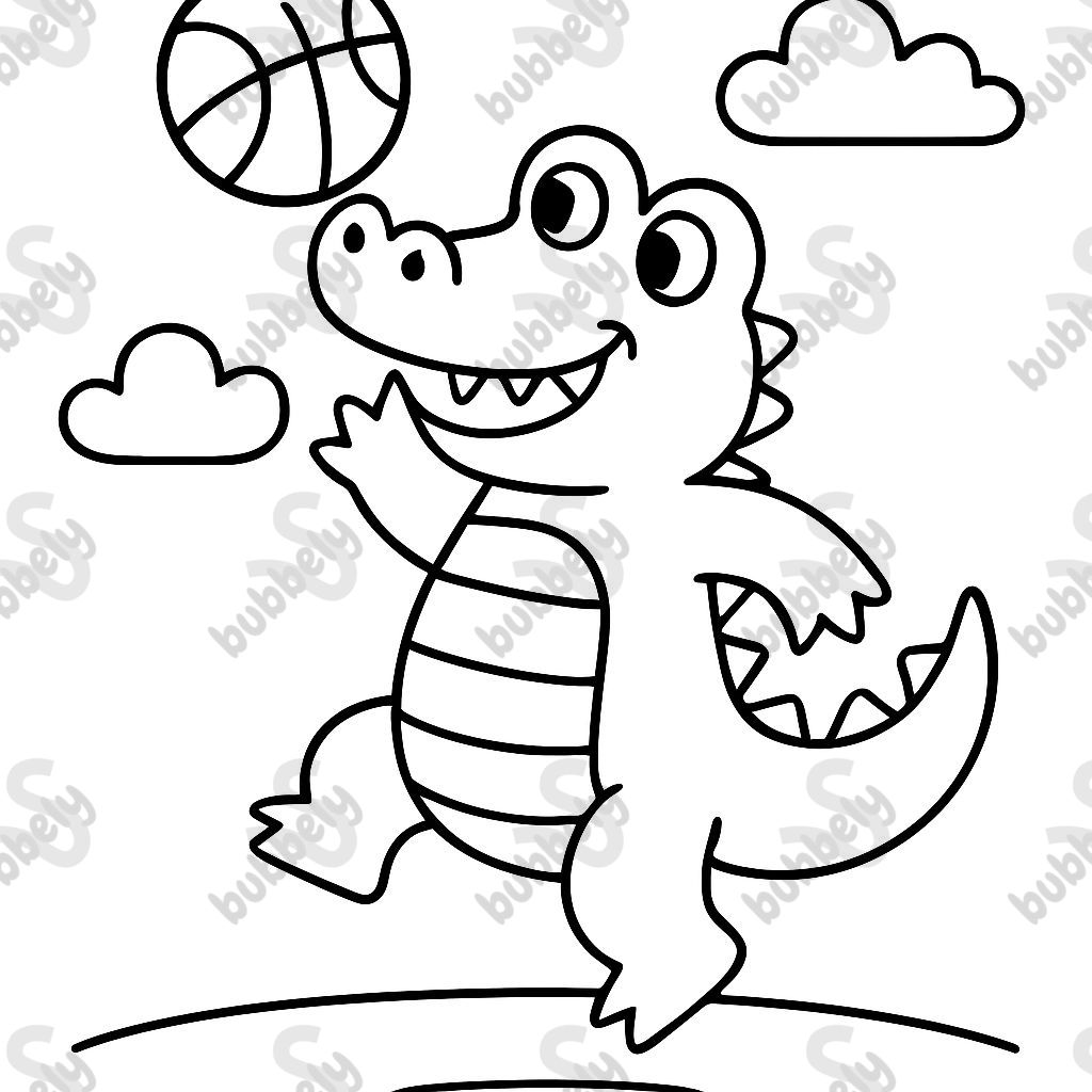 Alligator clouds basketball Alligator clouds basketball