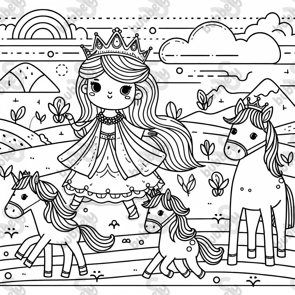 Una reina en una manada de caballos Una reina en una manada de caballos