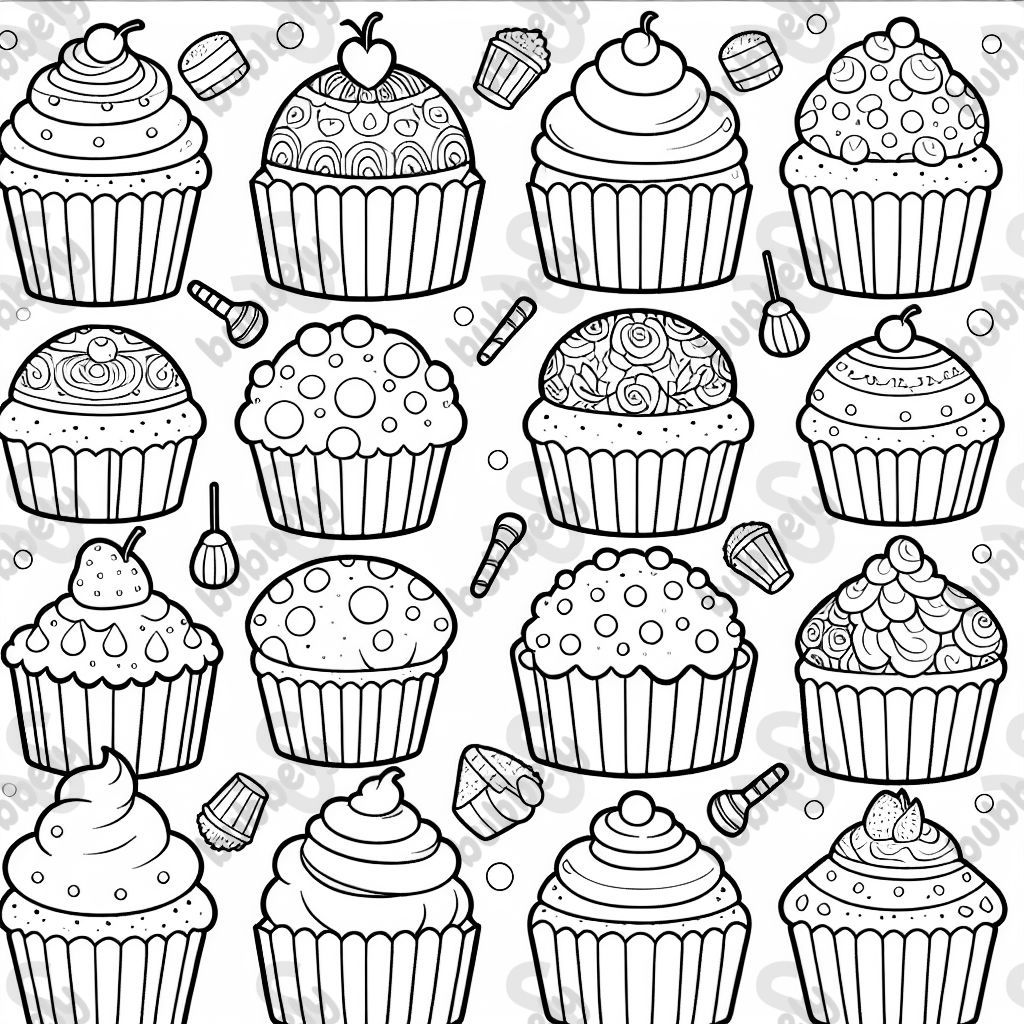 Douzaine de cupcakes décorés Douzaine de cupcakes décorés