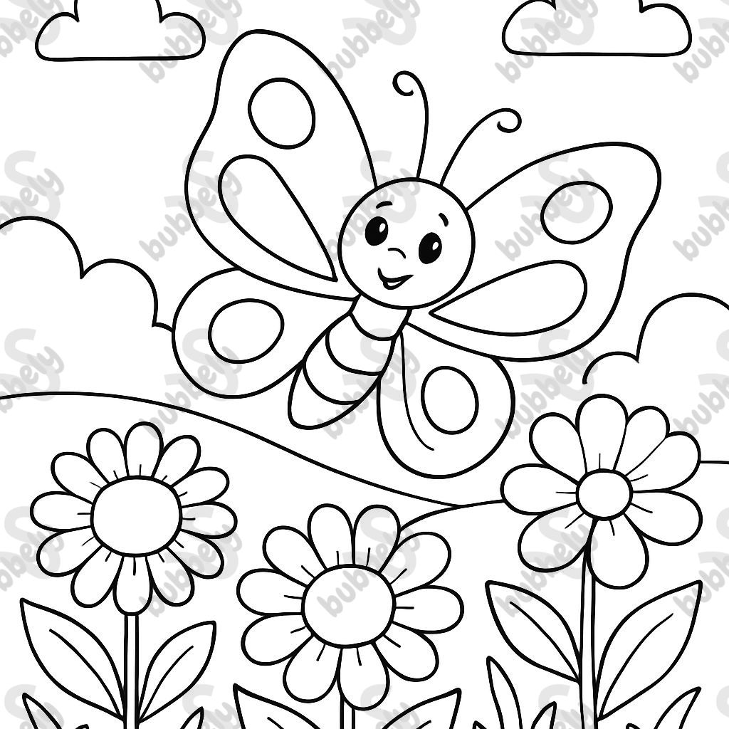 Schöner Schmetterlingsgarten Schöner Schmetterlingsgarten