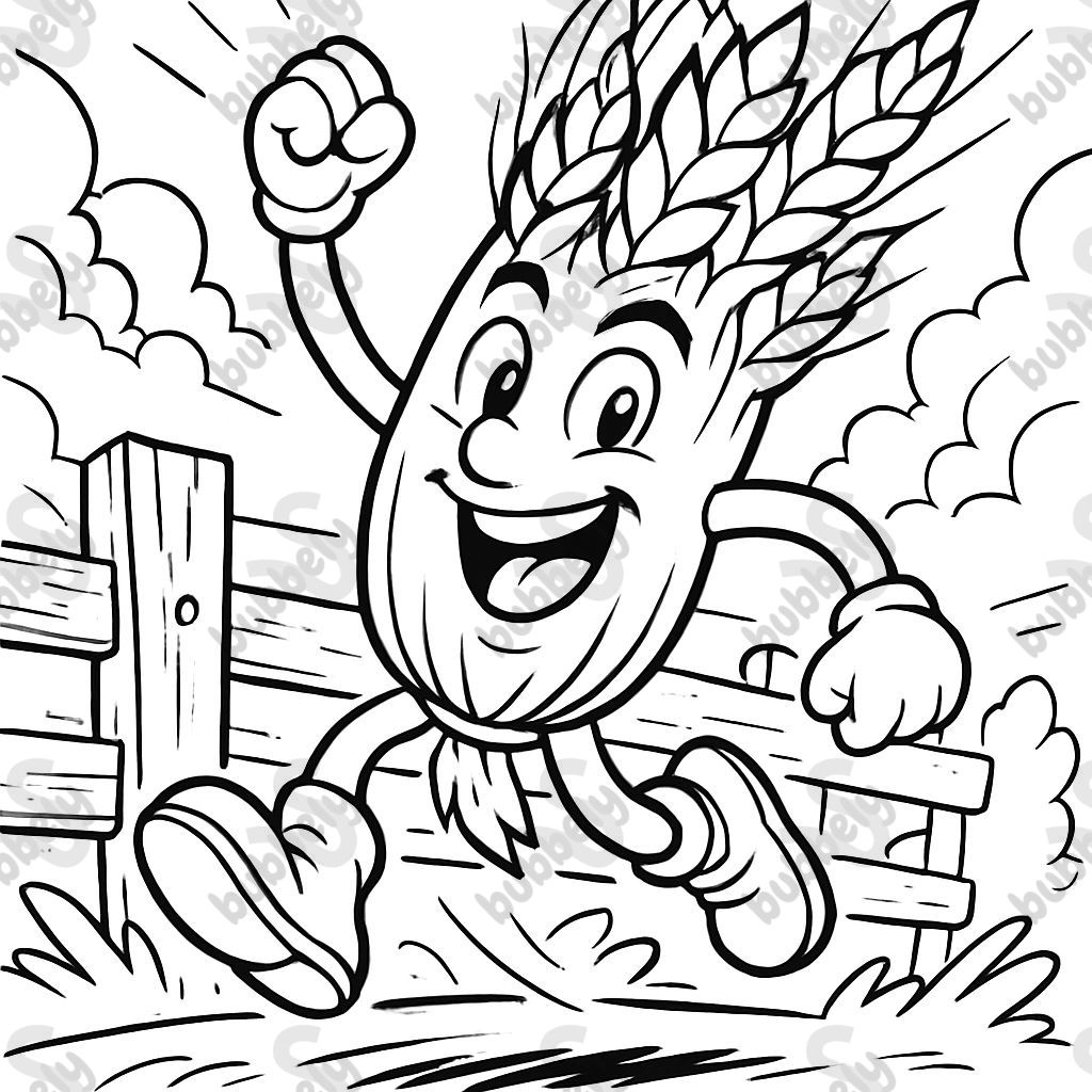 un avec du blé suspendu à une clôture en bois un avec du blé suspendu à une clôture en bois