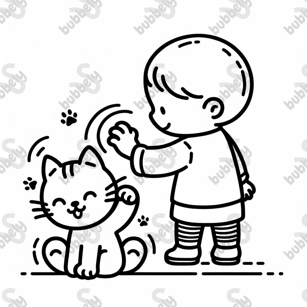 A cat scratching a child A cat scratching a child