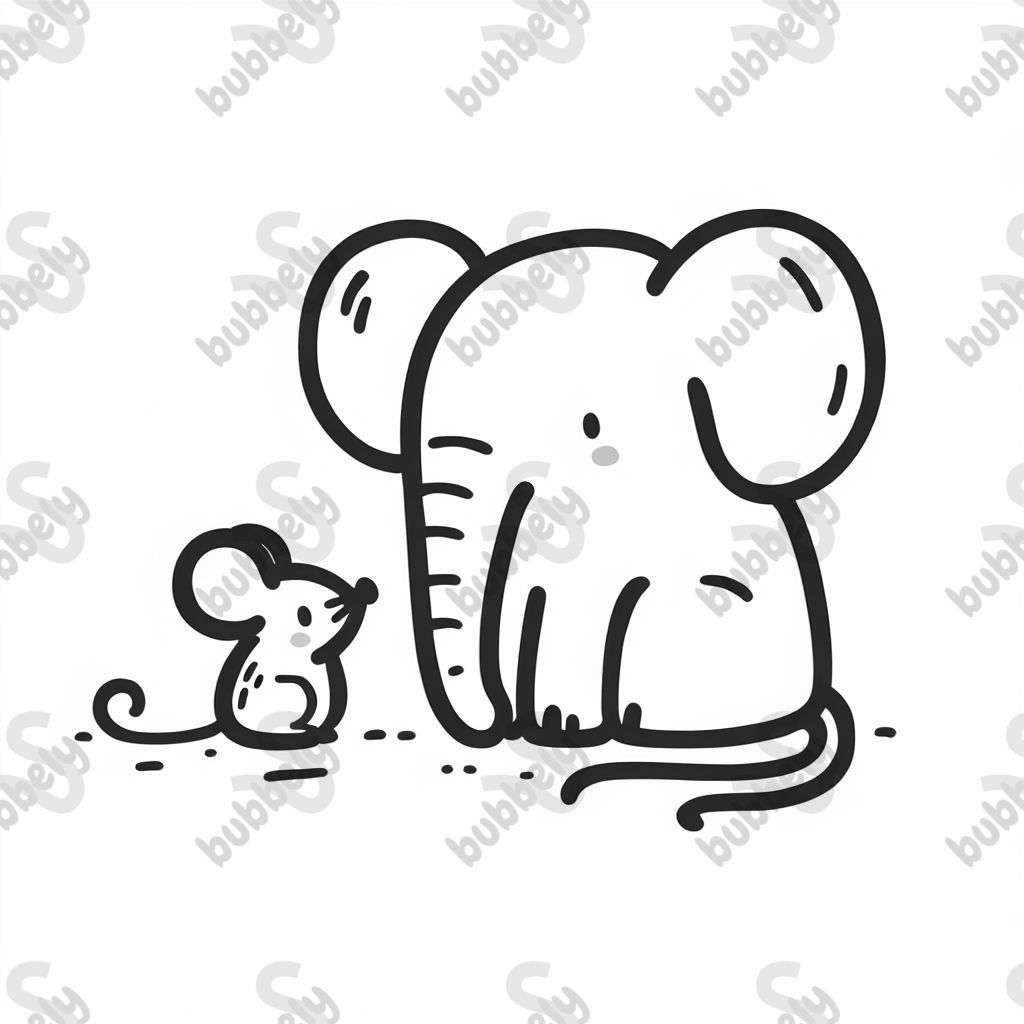 La Souris et l'Éléphant La Souris et l'Éléphant