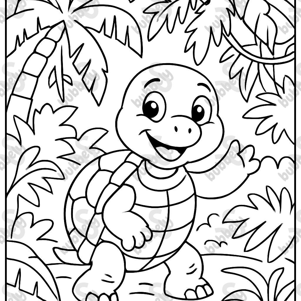 Tortue dans la Jungle Tortue dans la Jungle