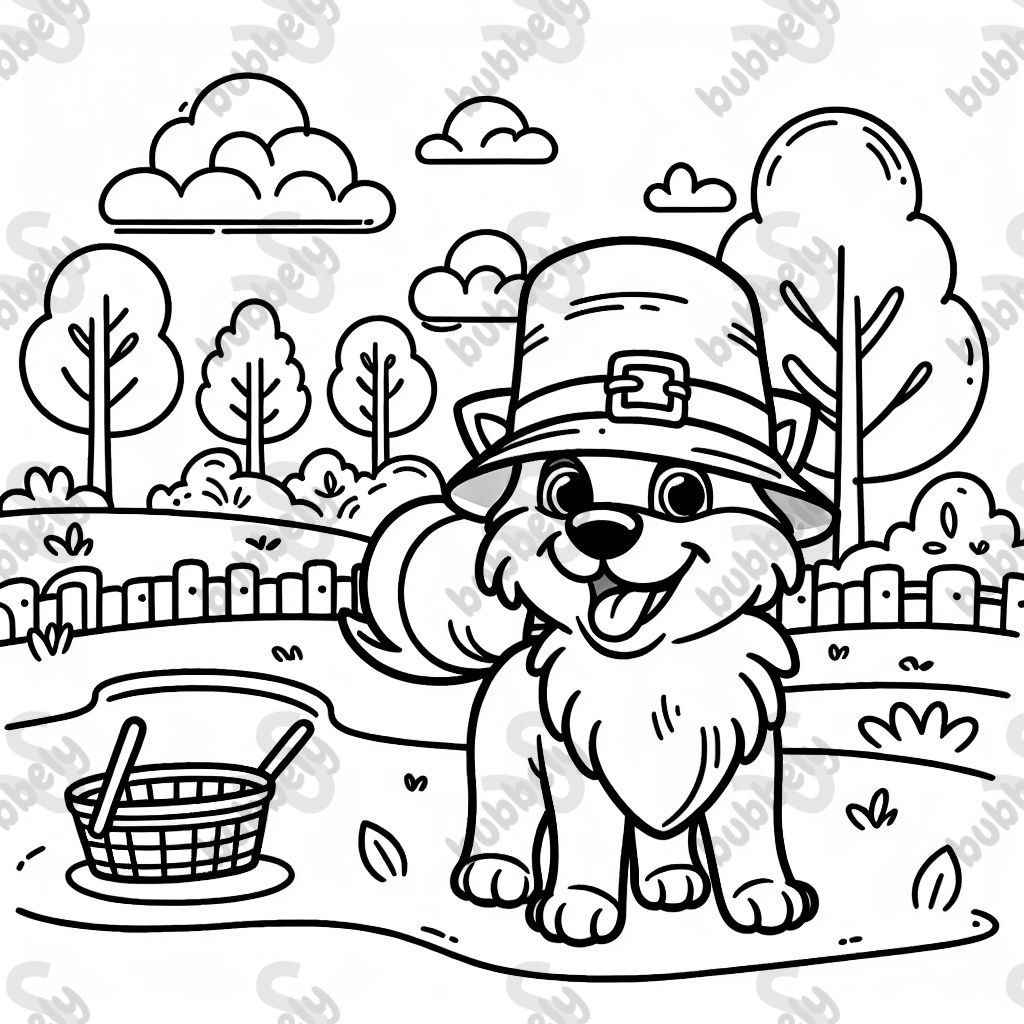 Un chien avec un chapeau Un chien avec un chapeau