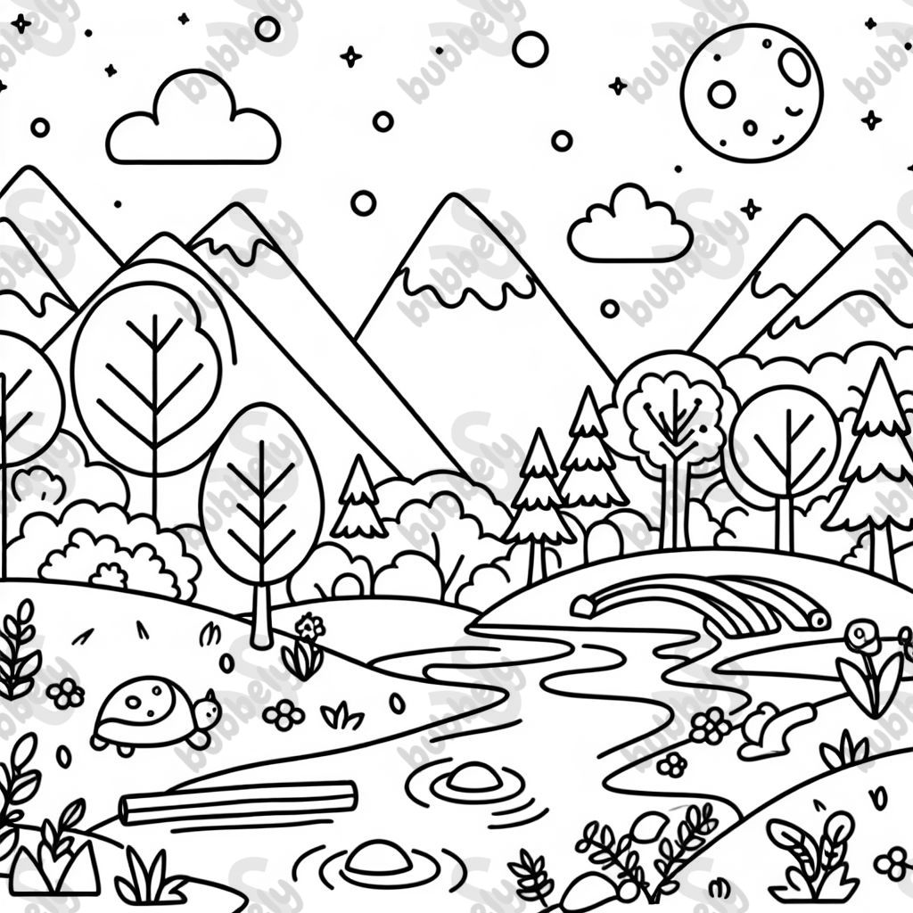 Un paisaje muy simple Un paisaje muy simple