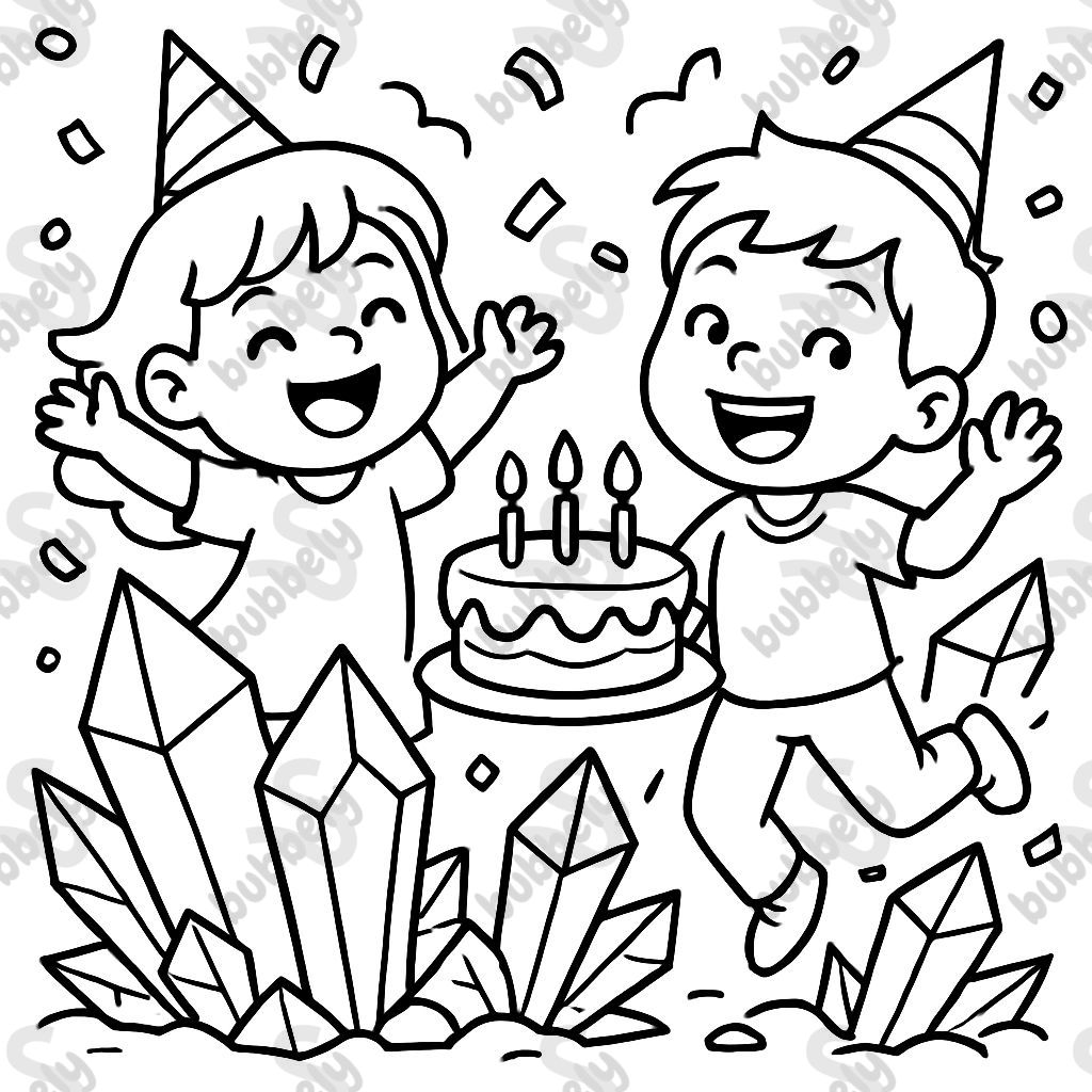 Happy birthday with crystals Happy birthday with crystals