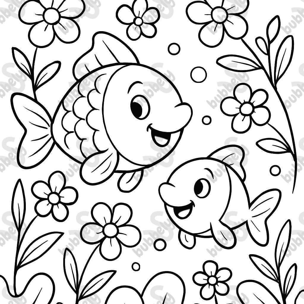 Fische und Blumen Fische und Blumen