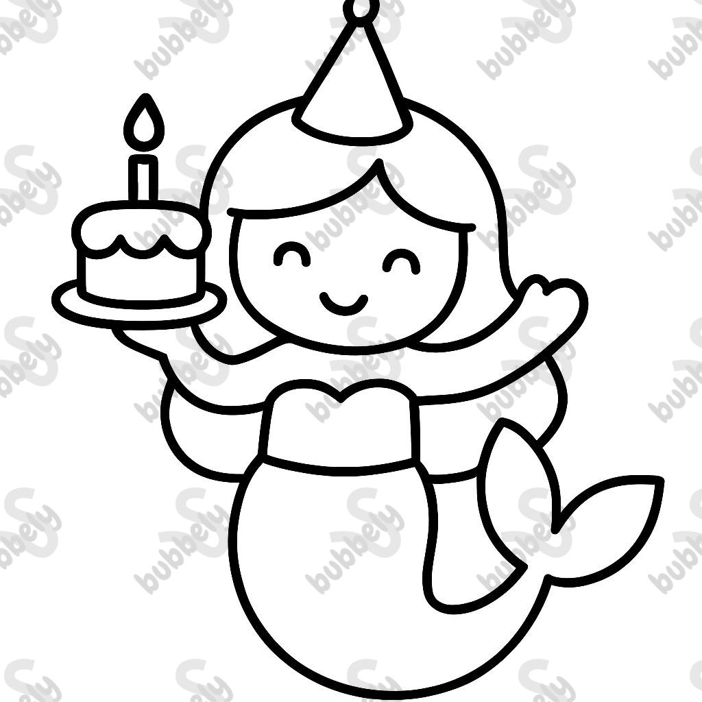 Meerjungfrauen-Geburtstag Meerjungfrauen-Geburtstag