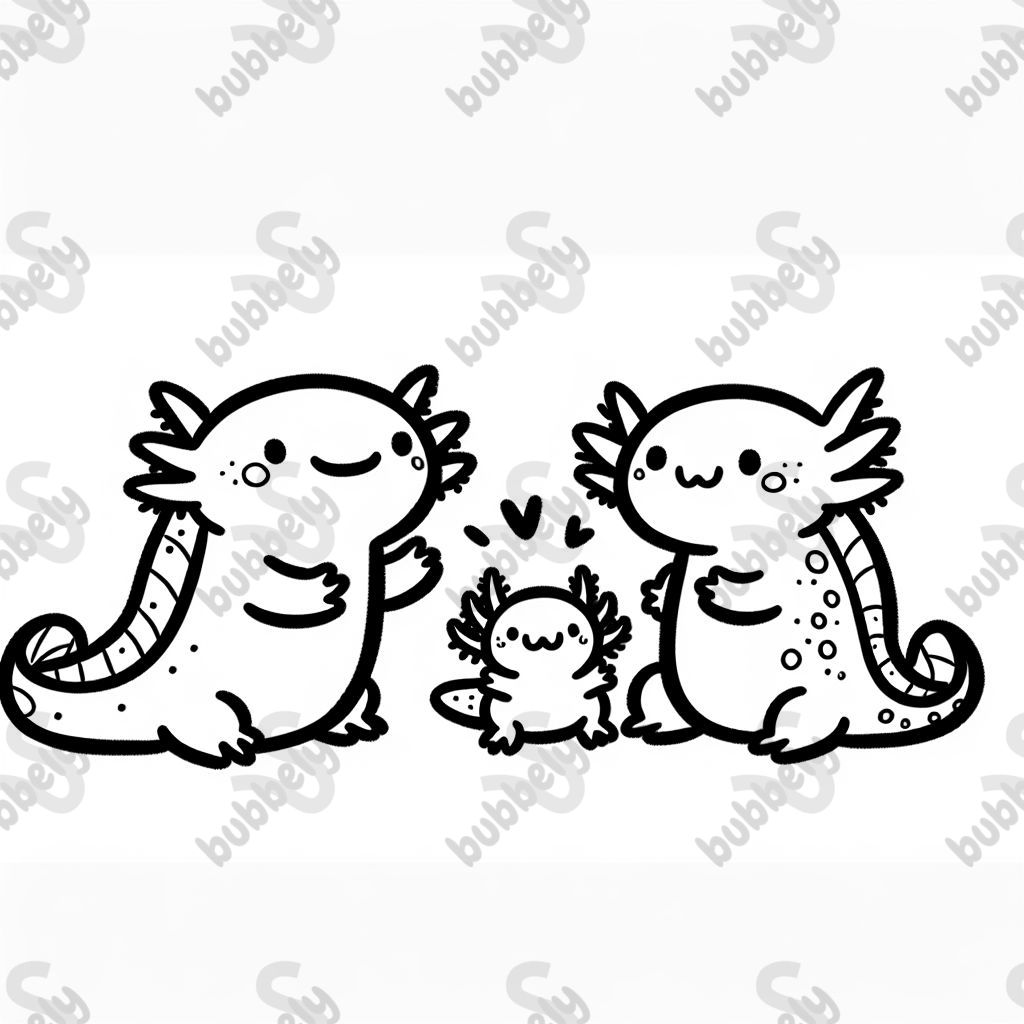 Axolotlfamilie