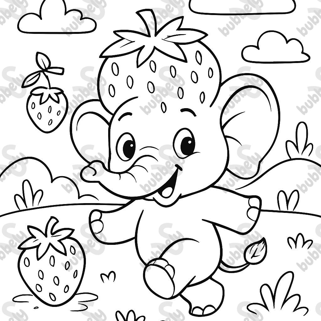 strawberry elephant strawberry elephant