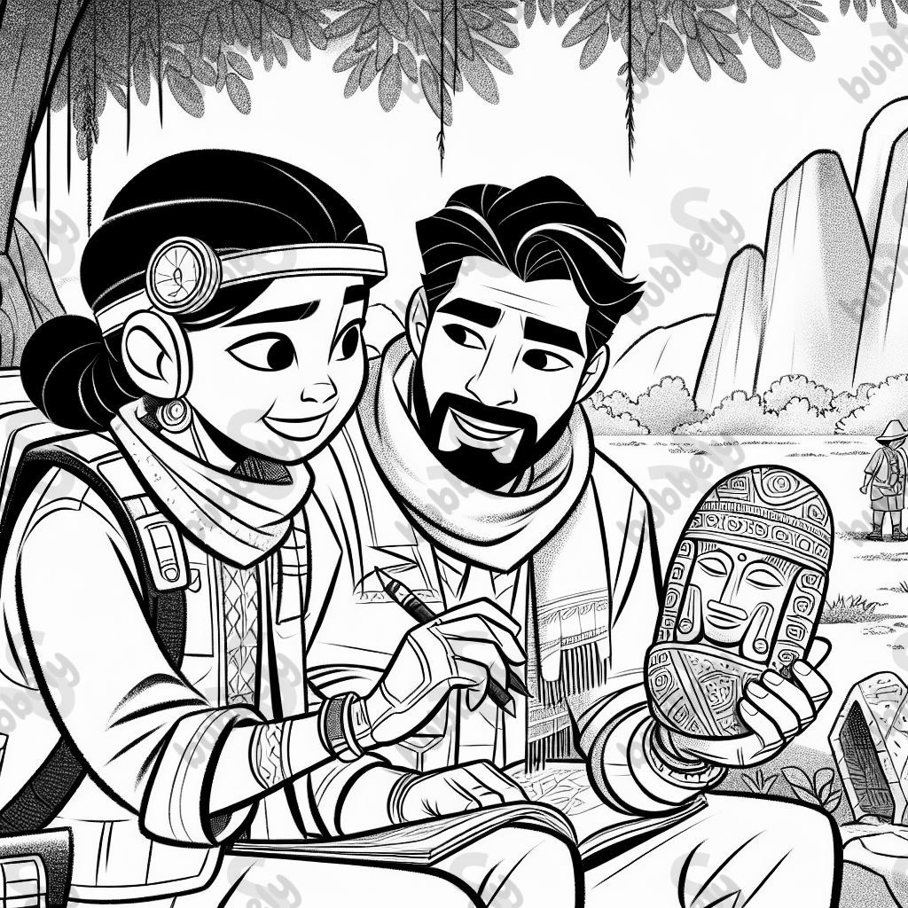 A little girl archaeologist goes on an adventure with her papa. A little girl archaeologist goes on an adventure with her papa.