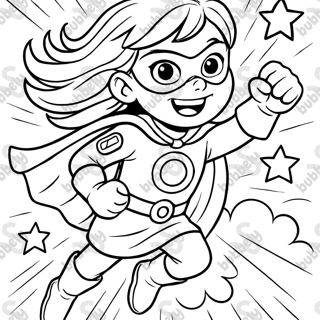 Fille super-héroïne diabète Fille super-héroïne diabète