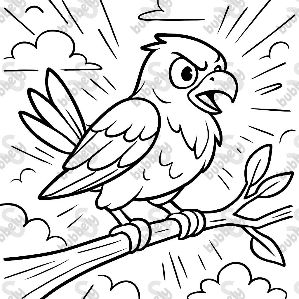 minimalistische Linienkunst, schwarz-weiß, Erwachsenenmalbuch, klare Konturen, keine Schattierung, sauber, Vogel sitzt auf einem Ast, minimalistischer Umriss, friedliche Komposition minimalistische Linienkunst, schwarz-weiß, Erwachsenenmalbuch, klare Konturen, keine Schattierung, sauber, Vogel sitzt auf einem Ast, minimalistischer Umriss, friedliche Komposition