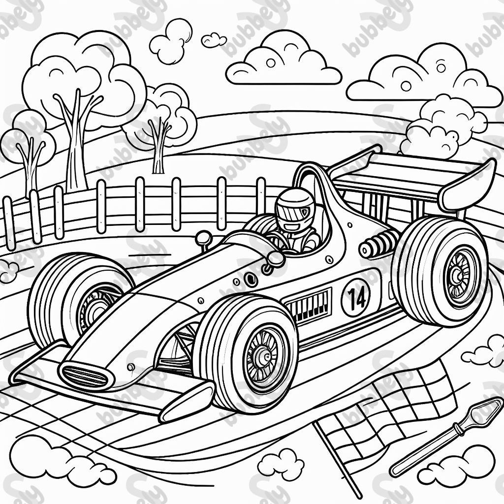 coche de carreras coche de carreras