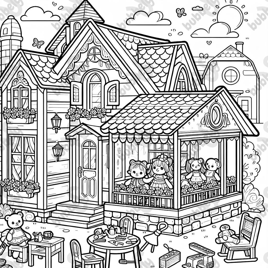 une maison de poupées une maison de poupées