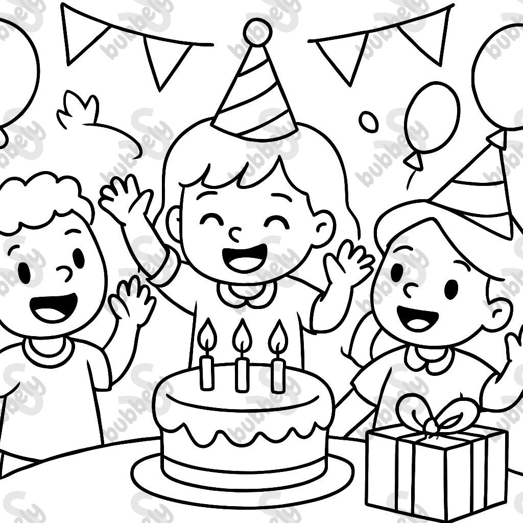 happy birthday party and friends happy birthday party and friends