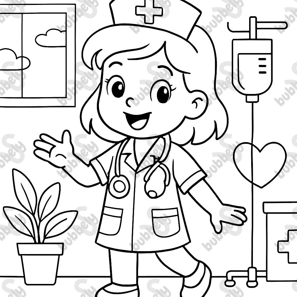 Modell einer Krankenschwester Modell einer Krankenschwester