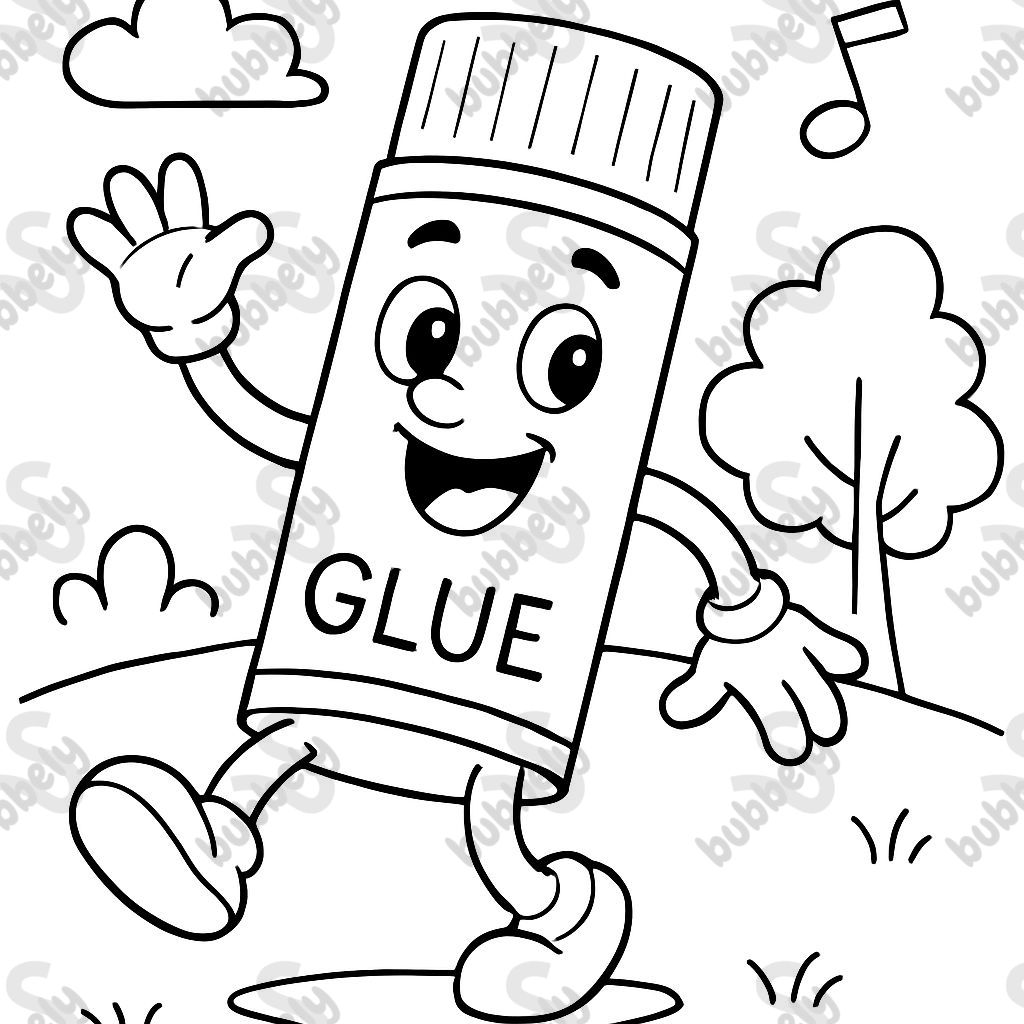 tanzender Klebestift tanzender Klebestift