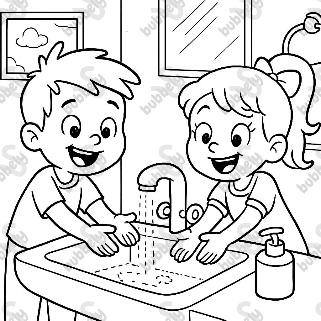 ein Waschbecken in Form von gestrichelten Linien detailliert ein Waschbecken in Form von gestrichelten Linien detailliert