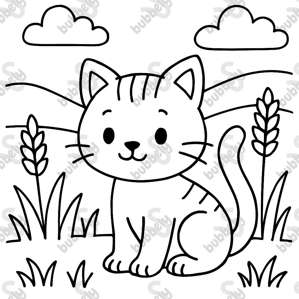 gato en el campo gato en el campo