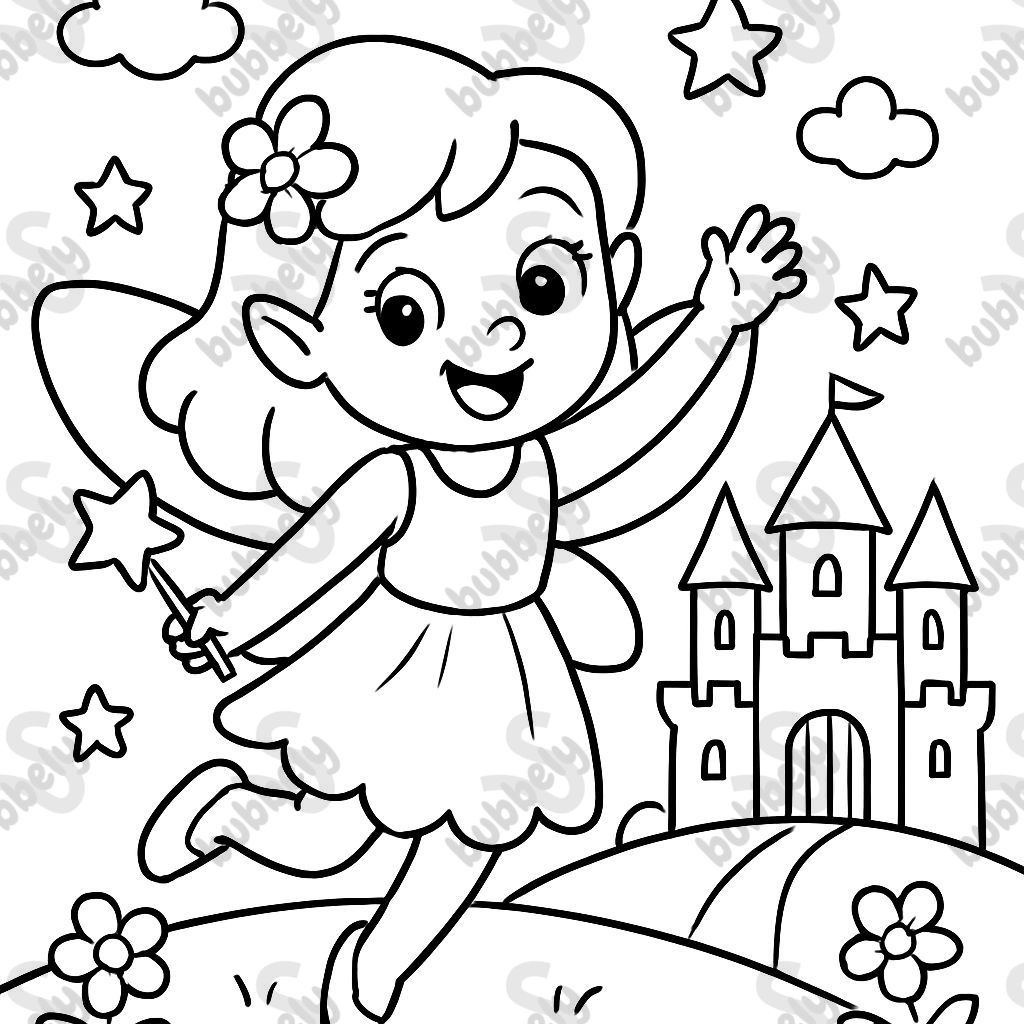 hada con castillo hada con castillo