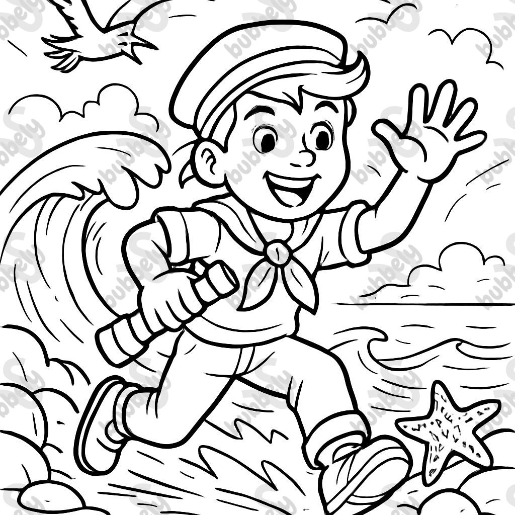 niño en el mar niño en el mar