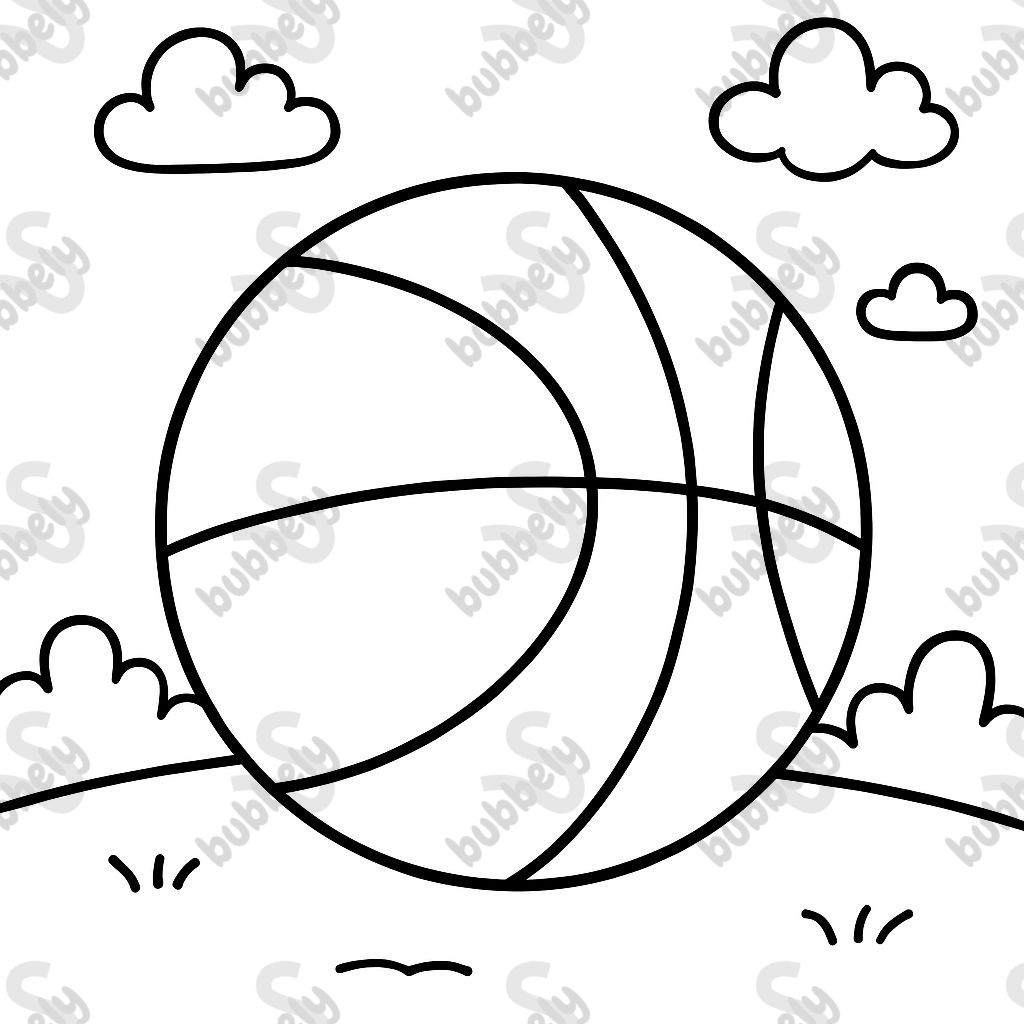 A basketball A basketball
