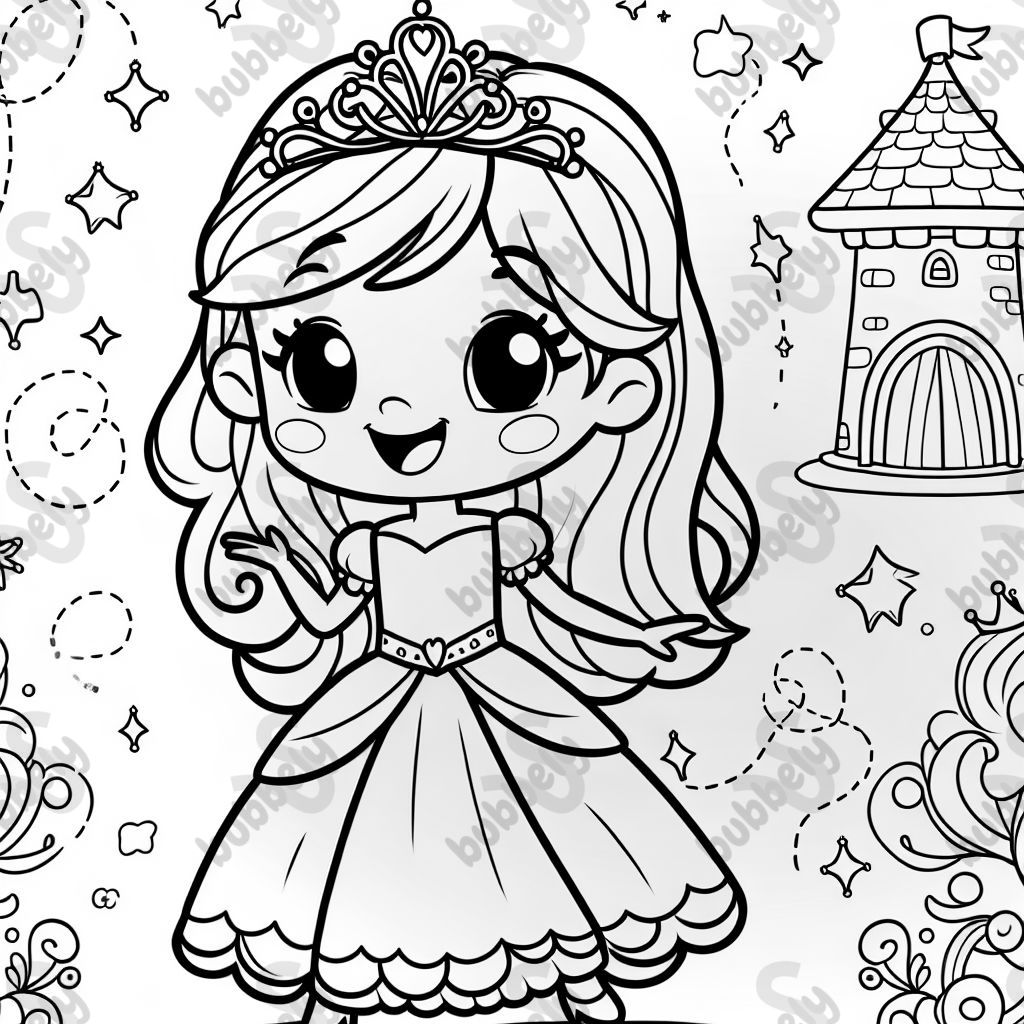 Princesa con el nombre Claire en la parte superior Princesa con el nombre Claire en la parte superior