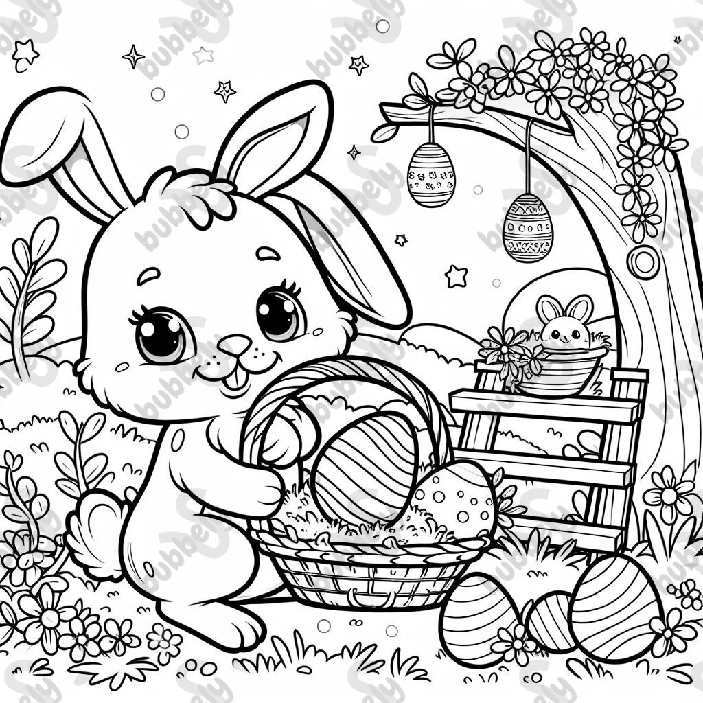 Un conejo de Pascua Un conejo de Pascua