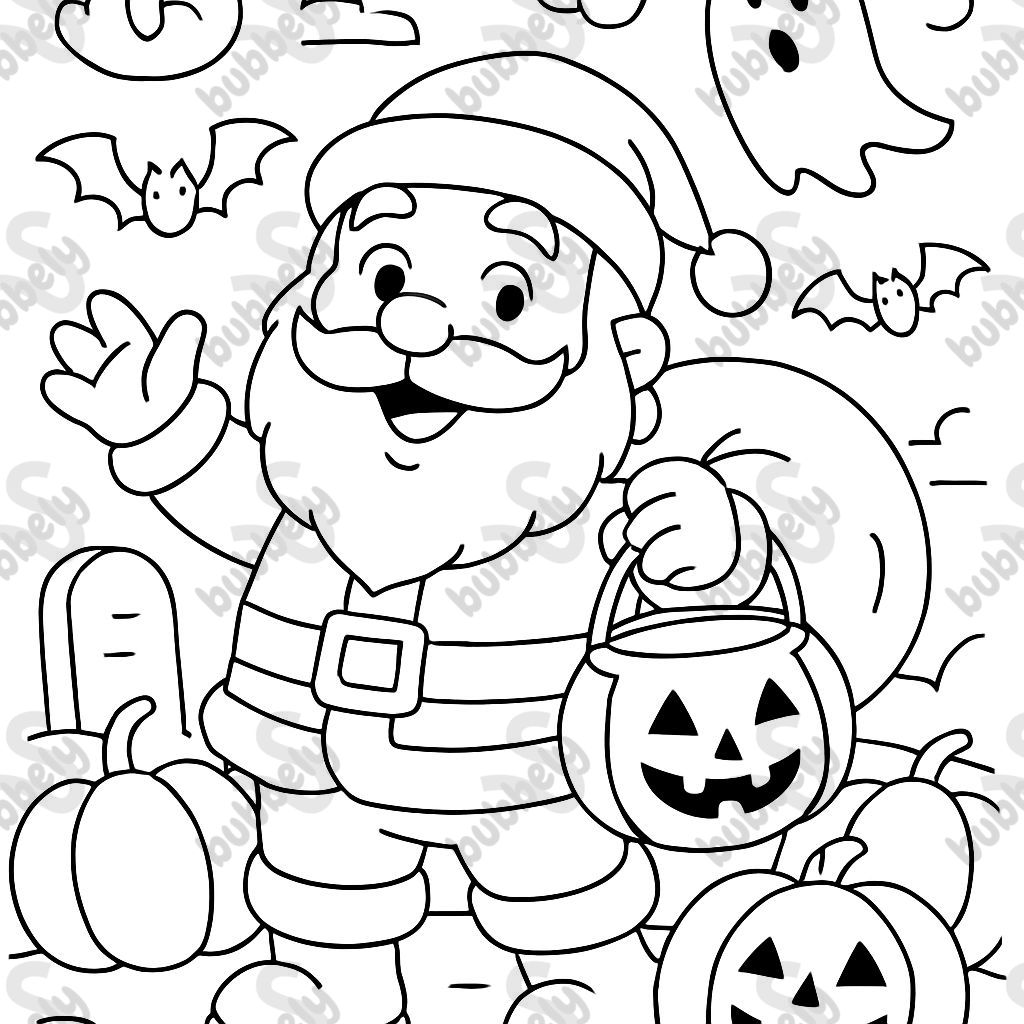 Halloween Santa Halloween Santa