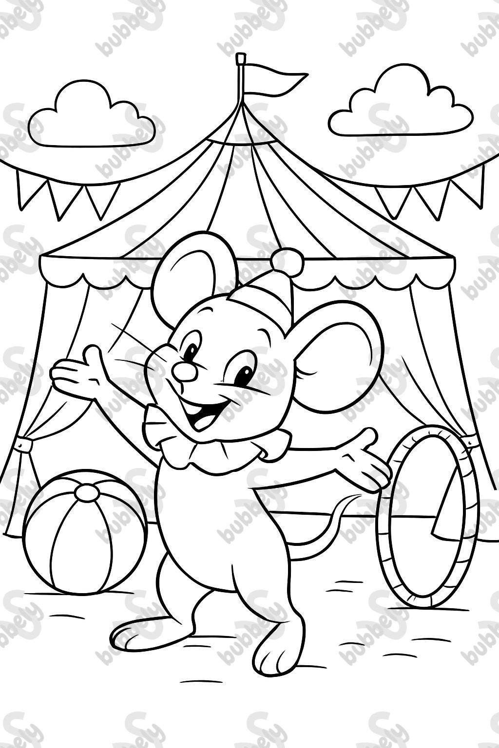 Une souris dans le cirque Une souris dans le cirque