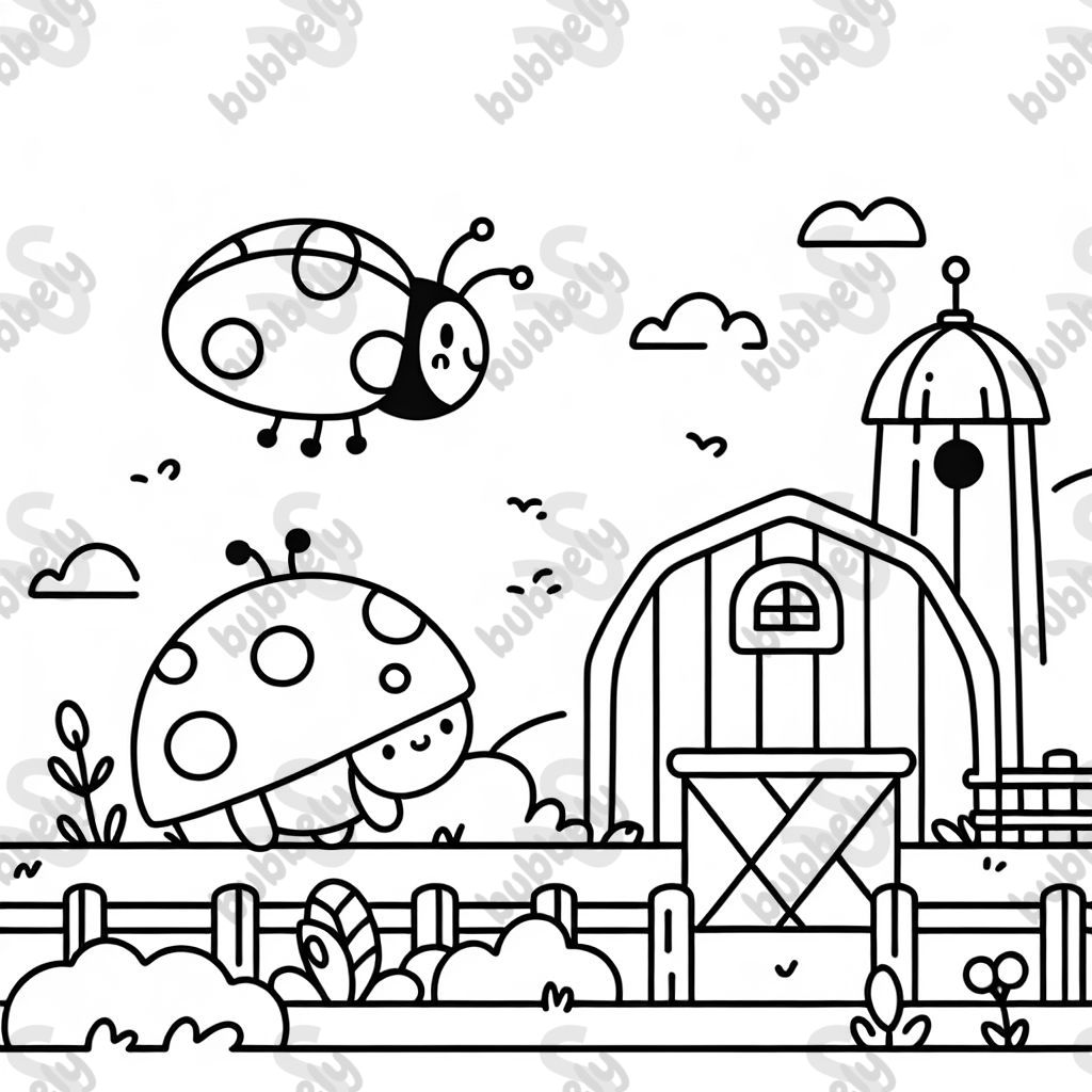 marienkäfer auf einem Bauernhof marienkäfer auf einem Bauernhof